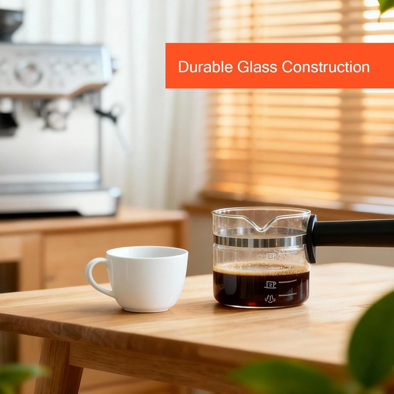 cupsync 4 Cup Glass Espresso Coffee Carafe Compatible with Mr. Coffee, Krups, Salton, DeLonghi, Imusa, and espresso coffee maker Suitable for most espresso coffee makers on the market. - Image 4